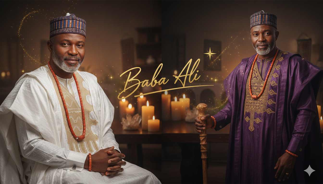 Baba Ali - Master African Love Spell Caster Banner - Reuniting Hearts Across America