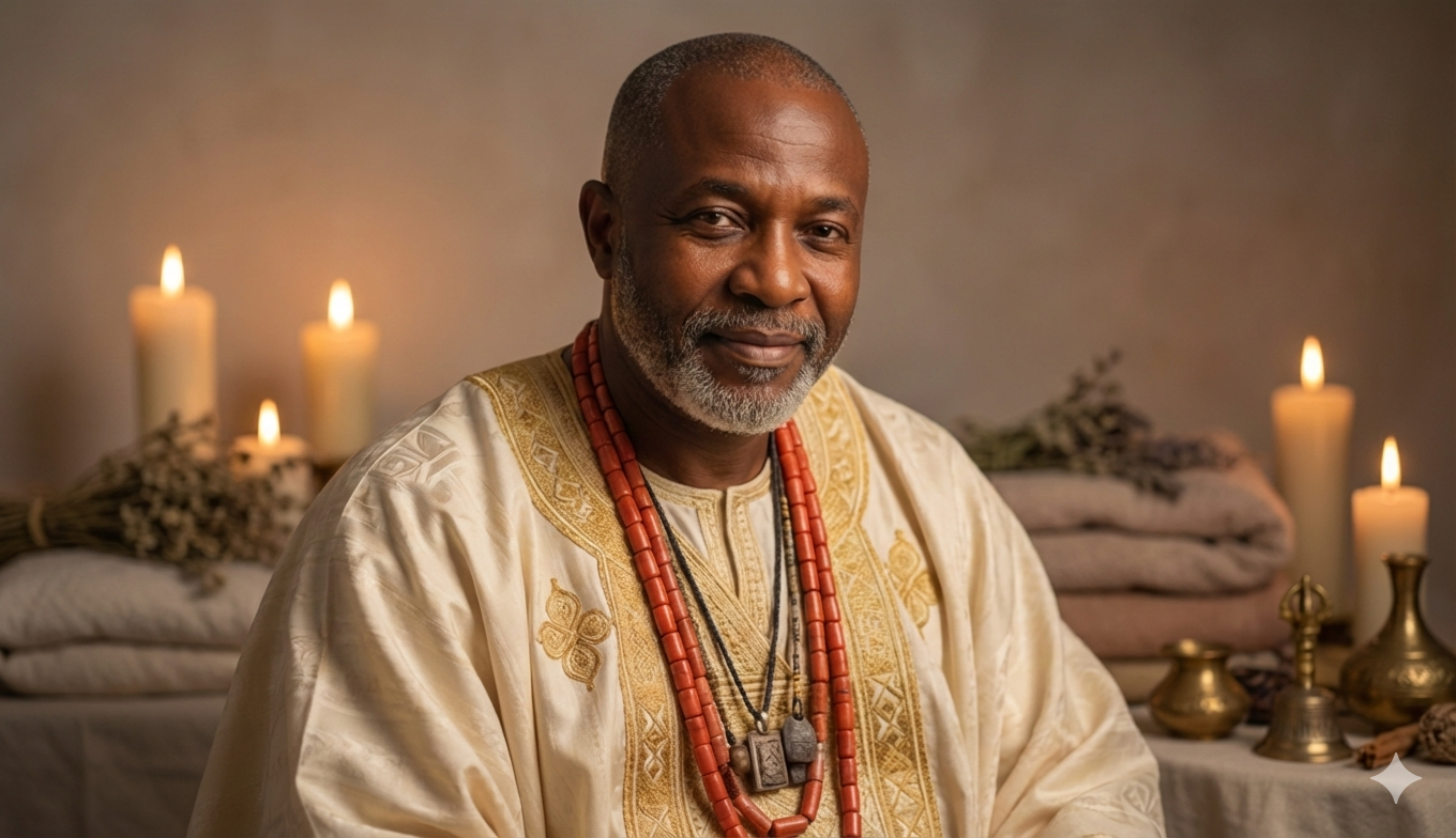 Baba Ali portrait - Master African Love Spell Caster with 30+ years experience