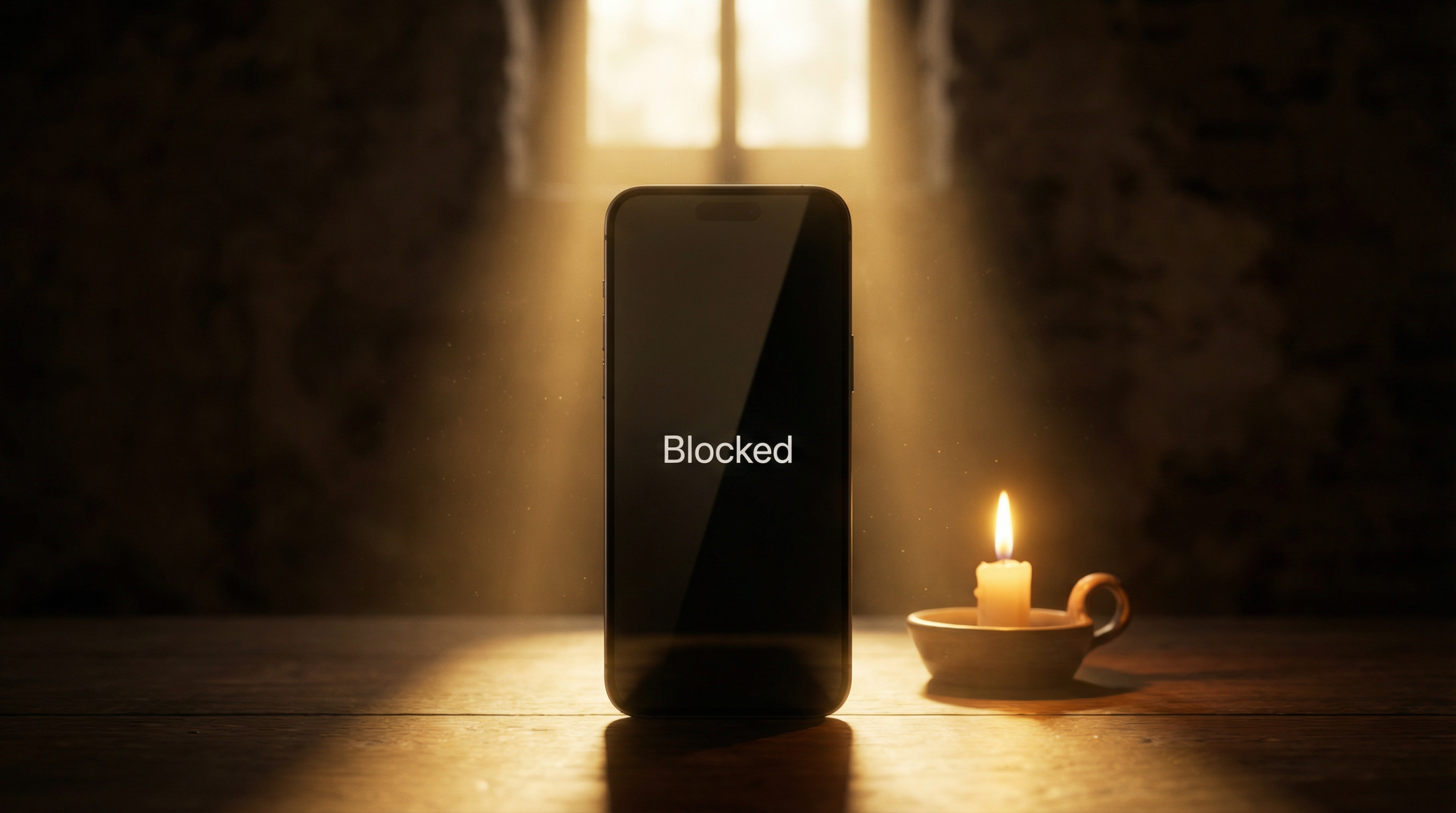 Blocked phone with hope of reconnection through communication restoration spells