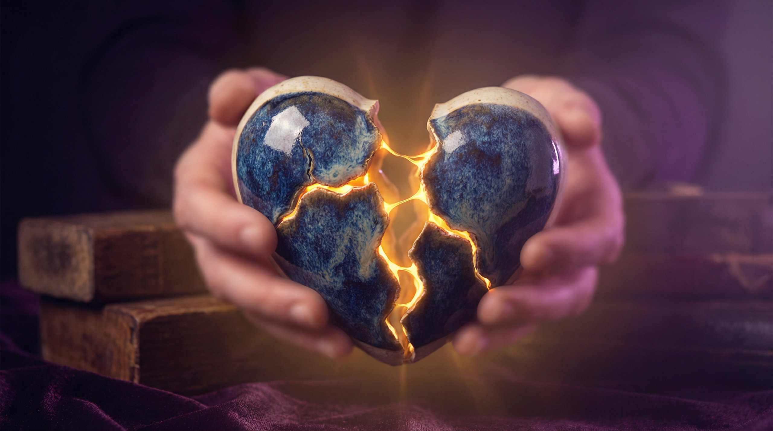 Broken heart being healed through spiritual love spell intervention