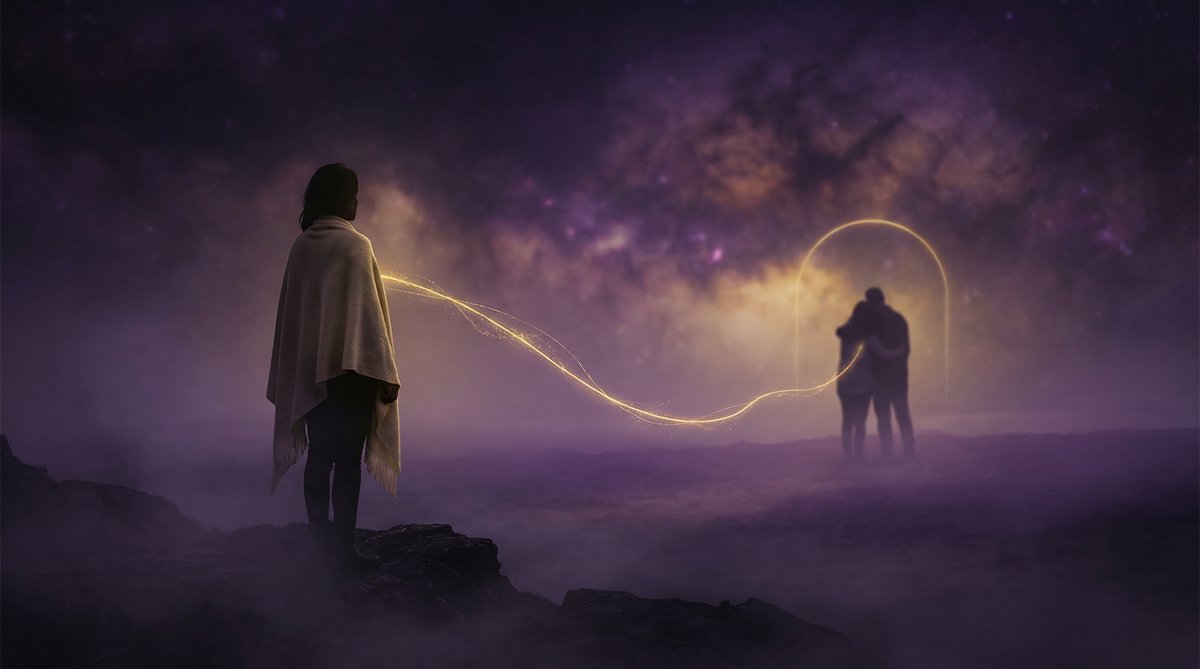 Getting your ex back when they have moved on - a golden thread of love still connects you.