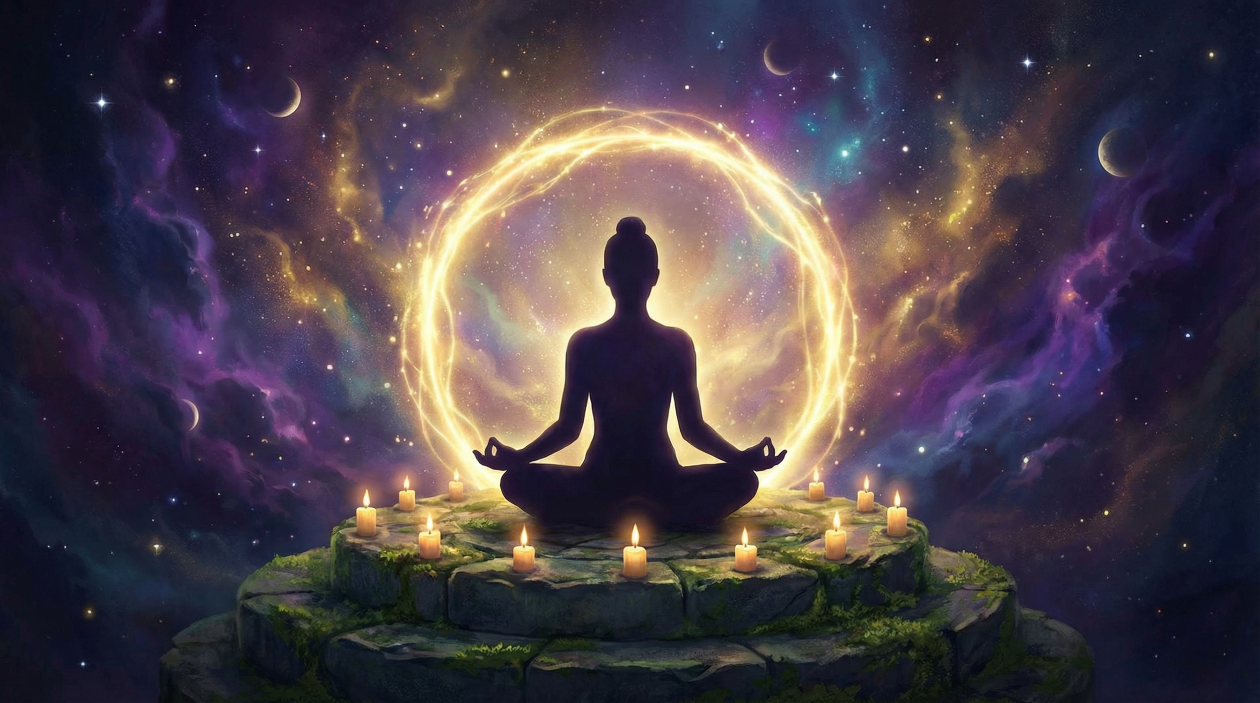 Spiritual meditation and healing energy used in love spell practice by Baba Ali