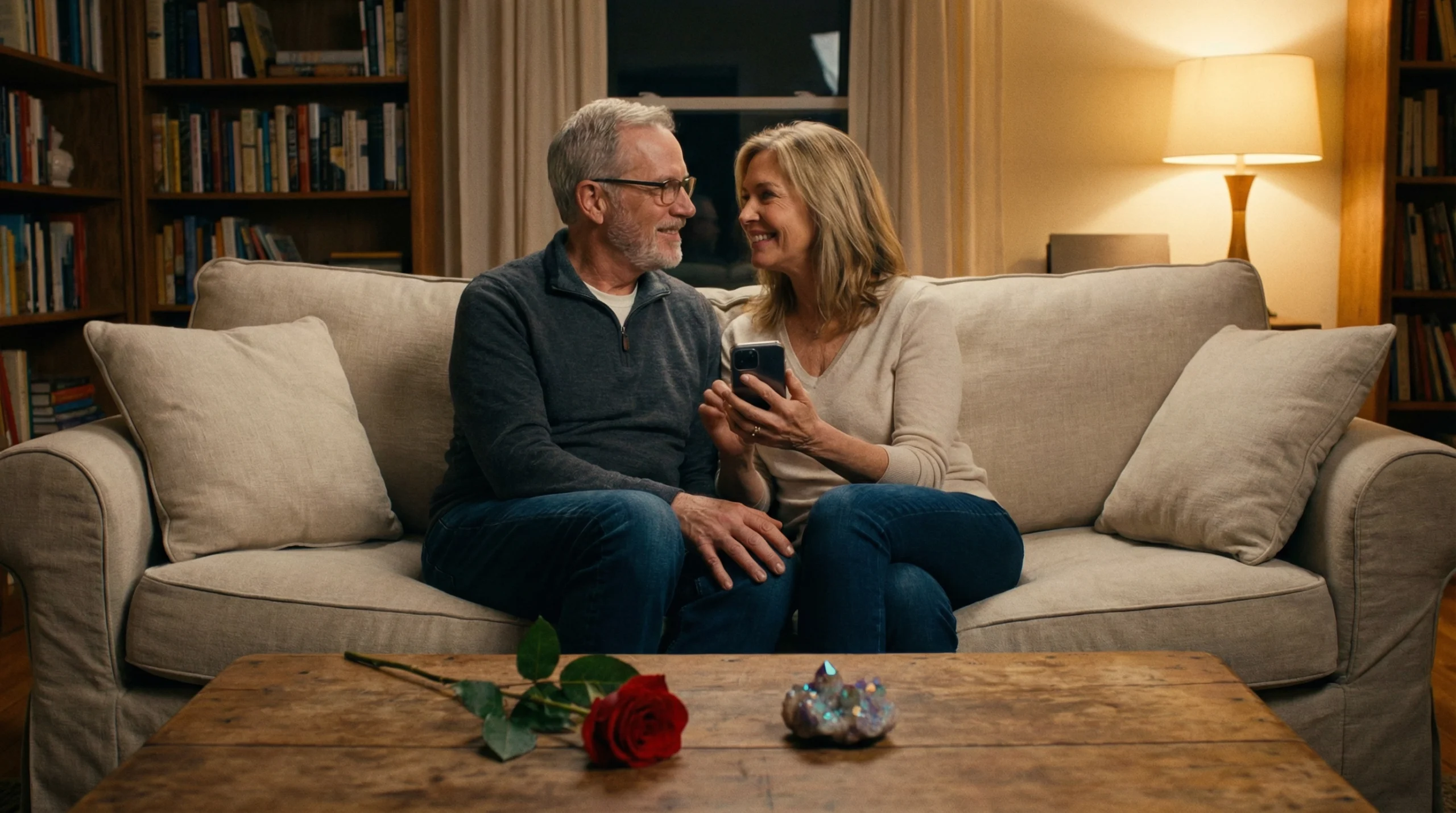 A joyful couple celebrating their successful reunion, a testament to the power of love spells.